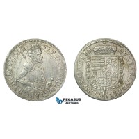 F62, Austria, Ferdinand II (1564-1595) Taler ND, Silver (28.62g) Hall, Nice!