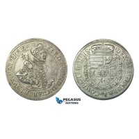 F63, Austria, Ferdinand II (1564-1595) Taler ND, Silver (28.28g) Hall, Nice!