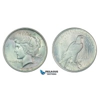 F69, United States, Peace Dollar 1922, Mint State, Full Lustre!