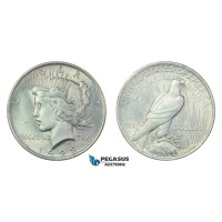 F70, United States, Peace Dollar 1923, Mint State, Full Lustre!