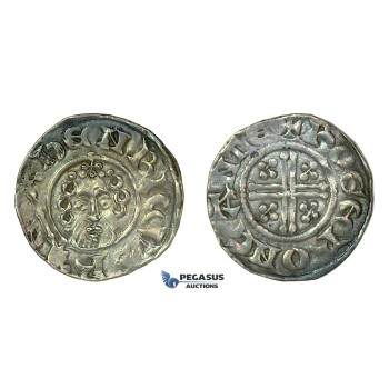 G17, Britain, Henry III (1216-1272) Short Cross Penny ND, Cantebury, Silver (1.47g) Very Nice