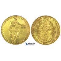 I53, Hungary, Ferdinand I, Ducat 1848, Kremnitz, Gold (3.49g) High Grade!