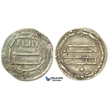 J31, Abbasid Caliphate, Al-Mahdi (775-785 AD) Dirham, Medinat al-Salam, Silver (2.94g)