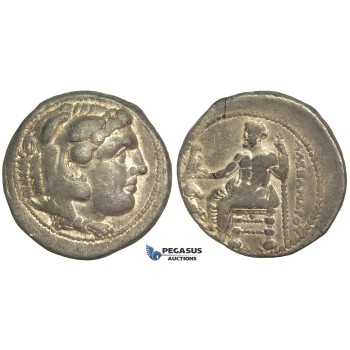 O39, Macedonian Kingdom, Alexander III (336-323 BC) AR Tetradrachm (16.94g) Damascus