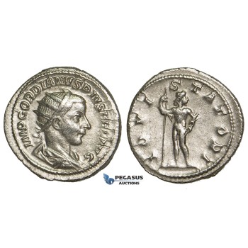 Y75, Roman Empire, Gordian III (238-244 AD) AR Antoninianus (4.63g) Rome, 241-243 AD, Jupiter