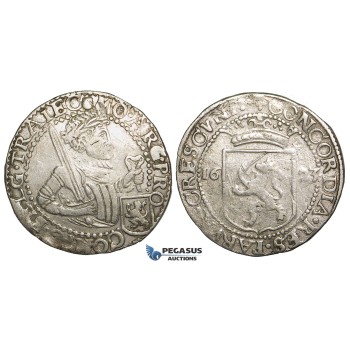 Y78, United Netherlands, Zeeland, 1/2 rijksdaalder 1623, Silver (13.94g) Del. 957