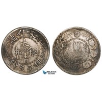 Z72, China, Sinkiang, 5 miscals ND (c. 1906) Kashgar, Silver (18.91g) Y25 stains, VF Z72, China, Sinkiang, 5 miscals ND (c. 1906) Kashgar, Silver (18.91g) Y25 stains, VF
