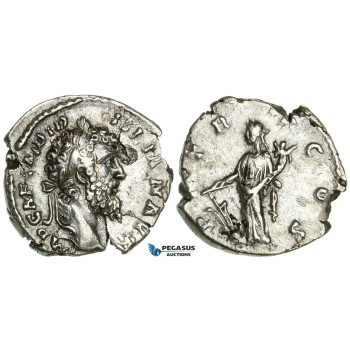 ZB61, Roman Empire, Didius Julianus (193 AD) AR Denarius (2.58g) Rome, Fortuna, Very Rare!