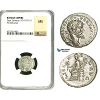 ZC76, Roman Empire, Septimius Severus (193-211 AD), AR Denarius (3.35g) Liberalitas, NGC MS ZC76, Roman Empire, Septimius Severus (193-211 AD), AR Denarius (3.35g) Liberalitas, NGC MS