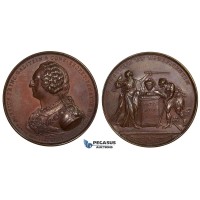 ZI10, Russia, Catherine II, Bronze Medal 1767 (Ø47mm, 34.16g) by J C Roettiers, on the Death of Alexei Galitzine 