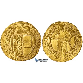 ZI85, Austria, Archduke Karl, Ducat 1578, Klagenfurt, Gold (3.44g) Lustrous aUNC