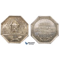 ZJ73, France, Napoleon I, Silver Medal (10.30g) by Tiolier, Rouen, Apiculture, Bee Hive, EF