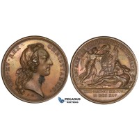 ZL68, France & Belgium, Louis XV, Bronze Medal 1745 (Ø51mm, 30.29g) by Marteau, Tournai