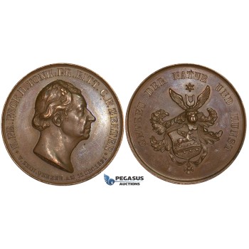 ZL84, Germany, Bronze Medal 1831 (Ø36mm, 25.30g)by Angelica Facius, Carl Friedrich Zelter