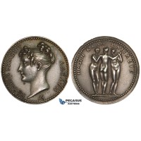 ZM146, France, Silver Medal (1808) (Ø23mm, 7.01g) by Andrieu, Pauline Bonaparte
