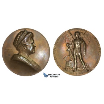ZM20, Austria, Bronze Medal 1916 (Ø64mm, 109.1g) by Hartig, Archducess Isabella, WW1, Medicine