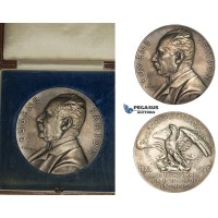 ZM241, Sweden, Silver Medal 1908 (Ø56mm, 99.8g) by Lindberg, Eugene Samson, Fire Insurance