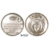 ZM281, Germany, Silver Religious Medal ND (late 18th century) (Ø40mm, 14.91g) by “Spe”, Jesus