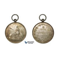 ZM460, France, Silver Medal 1816 (1840-60) (Ø34.5mm, 19.68g) Soreze School, Owl