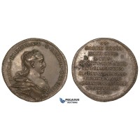 ZM475, Sweden, Bronze Medal (1720) (Ø34mm, 13.5g) by Hedlinger, Ulrika Eleonora