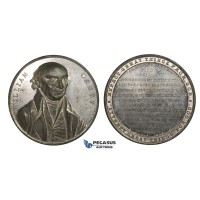 ZM655, Great Britain, Tin Medal 1838 (Ø44mm, 28g) by Davis, William Carey, Slavery Abolished, West Indies 