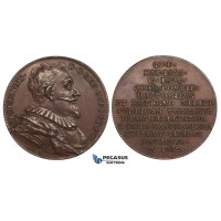 ZM703, Sweden & Poland, Bronze Medal (c. 1700) (Ø32mm, 13.05g) by Hedlinger, Sigismund III Vasa