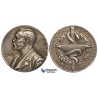 ZM710, Sweden, Silver Medal ND (Ø27mm, 12.8g) Alfred Nobel, Swedish Medical Society