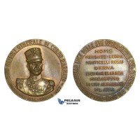 ZM888, Italy & Turkey, Bronze Medal 1927 (Ø40mm, 23.5g)  General Ezio Reisoli, Italo – Turkish War