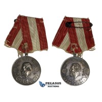 ZM955, Denmark, Silver Medal 1881 (Ø35mm, 19.2g) Carlsberg Brewery, Carl Jacobsen, Swastika,  Rare!