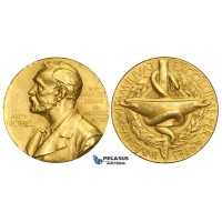ZM96, Sweden, Alfred Nobel Award Committee, Gold Medal 1970 (Ø 26mm, 20.08g) Swedish Medical Society (Medicine) Rare!