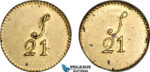 AJ357, Great Britain & Ireland, Monetary Weight for 1 Guinea, Cf. W1671D (8.27g) EF-UNC