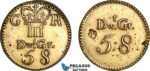 AJ358, Great Britain & Ireland, George III, Monetary Weight for 1 Guinea, Cf. W1922D (8.30g), EF