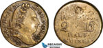 AJ362, Great Britain & Ireland, George III, Monetary Weight for 1/2 Guinea, Cf. W1893G (4.09g) Small scratches, VF+