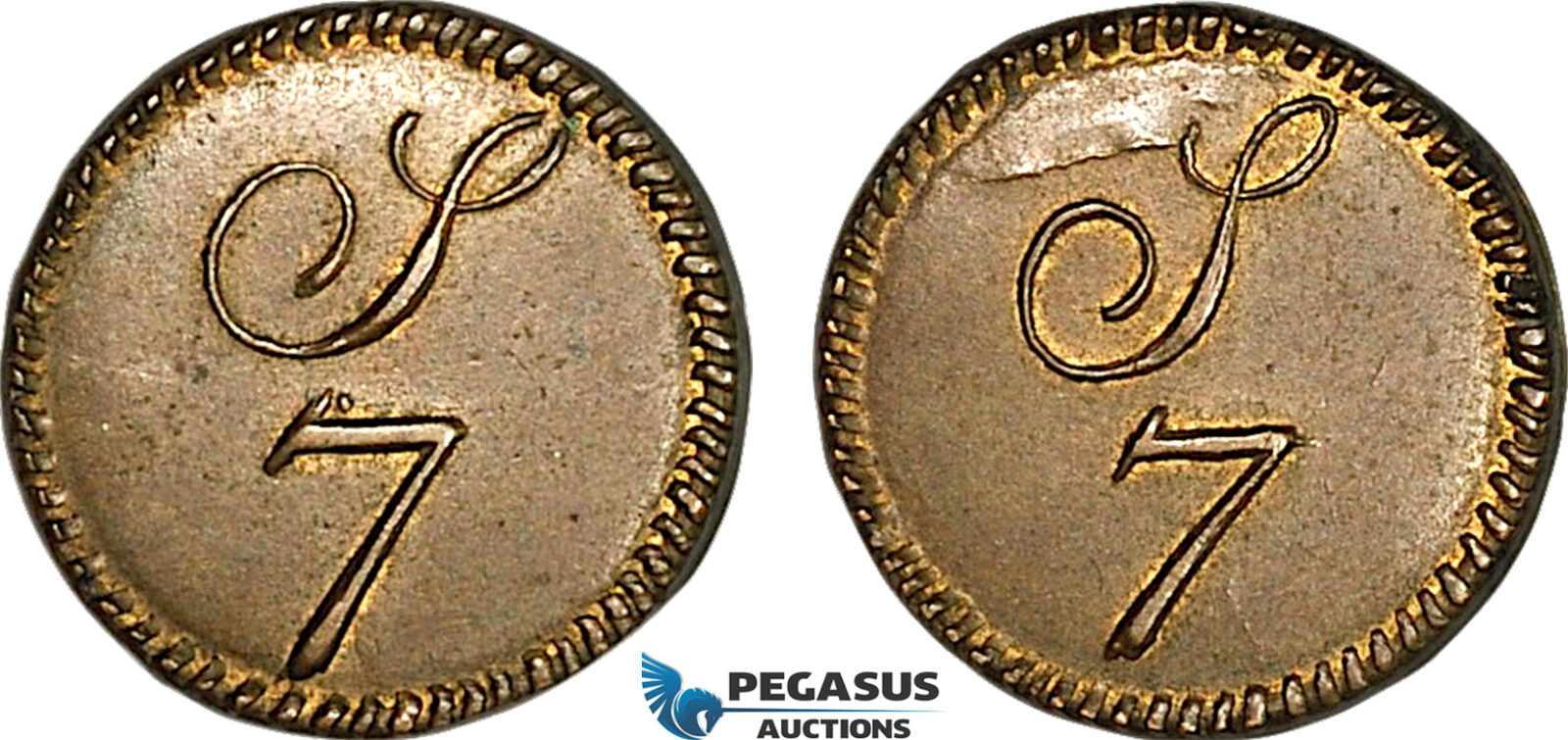 AJ367, Great Britain & Ireland, Monetary Weight for 1/3 Guinea, Cf. W2150 (2.80g) EF-UNC