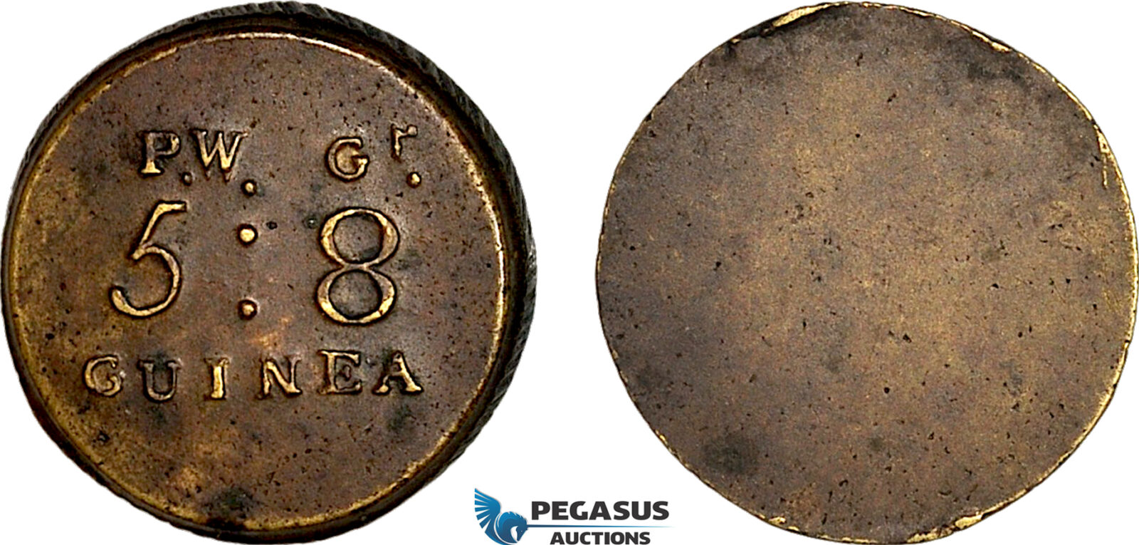 AJ656, Great Britain & Ireland, Monetary Weight for 1 Guinea, Cf. W2070D (8.29g), EF-