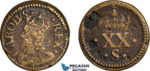 AJ660, England & Ireland, Charles I, Monetary Weight for 1 Unite (8.58g), VF-