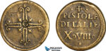 AJ671, Italy & France, Monetary Weight for 2 Pistole (12.95g), VF