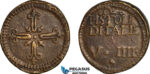 AJ673, France & Italy, Monetary Weight for 2 Pistole (6.36g), VF
