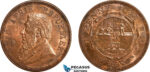 AJ728, South Africa (ZAR) 1 Penny 1892, Berlin Mint, Nice mint luster, Minor scratches, aUNC
