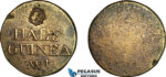 AJ805, Great Britain & Ireland, Monetary Weight for 1/2 Guinea, Cf. W2056B (4.07g), VF