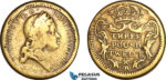 AJ903, Portugal & Brazil, John V, 1747 Monetary Weight for 12800 Reis, Three Pound Twelve (28.25g) F-VF