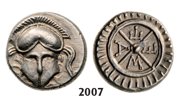05.05.2013, Auction 2/ 2007. Ancient Greek, Mesembria, Diobol, Silver (1.26g)