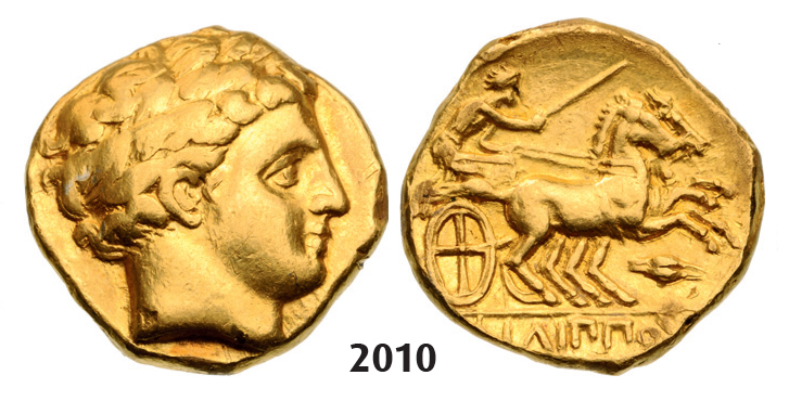 05.05.2013, Auction 2/ 2010. Ancient Greek, Macedonia – Macedonian Kingdom, Philip II, 359-336 BC, Stater (Struck 336328 BC) Amphipolis, GOLD (8.55g)