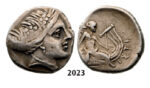 05.05.2013, Auction 2/2023. Ancient Greek, Euboia, Histiaia Tetrobol (Struck 369-346) Silver (1.64g)