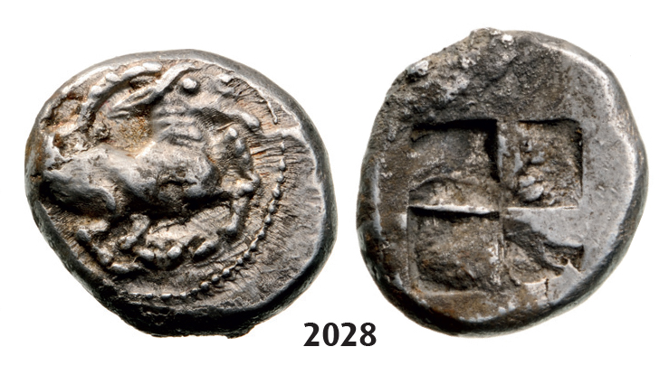 05.05.2013, Auction 2/2028. Ancient Greek, Aegean Islands, Paros Drachm (Struck 510-480 BC) Silver (6.06g)