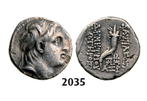 05.05.2013, Auction 2/ 2035. Ancient Greek, Ionia, Demetrios I, 162-150 BC, Drachm (Struck 153-152 BC) Antioch, Silver (3.95g)