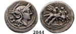 05.05.2013, Auction 2/2044. Roman Republic, Anonymous (211-210 BC) Quinarius, Apulia, Silver (1.03g)