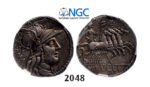 05.05.2013, Auction 2/2048. Roman Republic, M. Tullius (120-119 BC) Denarius, Rome, Silver (3.88g), NGC XF