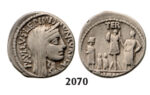 05.05.2013, Auction 2/2070. Roman Republic, L. Aemilius Lepidus Paulius (62 BC) Denarius, Rome, Silver (3.96g)