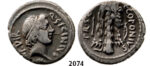 05.05.2013, Auction 2/2074. Roman Republic, Q. Sicinius & C. Coponius (49 BC) Denarius, Rome, Silver (3.32g)